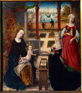 Vergine e Santa Maria Maddalena da Master of the View of St. Gudule