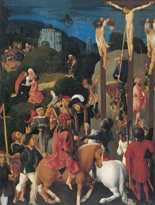 La Crocifissione da Master of the Virgo Inter Virgines