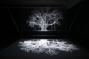 Albion, alla mostra "Petrichor" di Mat Collishaw ai Kew Gardens, Londra, 2023 (foto)