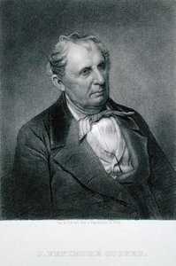 James Fenimore Cooper, inciso da Henry Bryan Hall dopo un dagherrotipo da Mathew (after) Brady