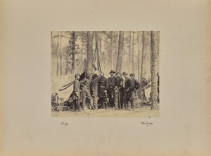 Potter e il personale da Mathew B. Brady