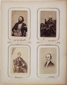 Album di 200 carte de visite, la maggior parte di Brady, c.1865 da Mathew B. Brady