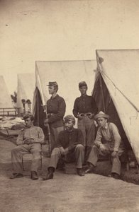 Scena di campo, 1862 (foto) da Mathew Brady