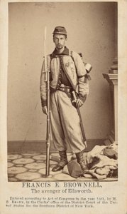 Francis E. Brownell, 1861 (foto) da Mathew Brady