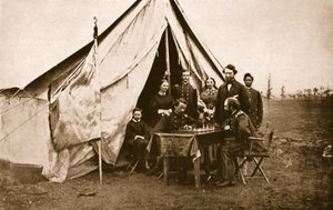 Generale James H. Wilson e amici, 1861-65 da Mathew B. Brady