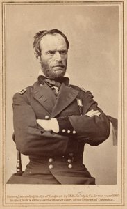 Il generale William Tecumseh Sherman, 1865 (foto) da Mathew Brady