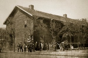 Quartier generale della Commissione Cristiana, Richmond, 1861-65 da Mathew B. Brady