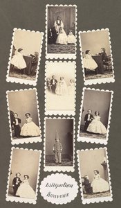Souvenir lillipuziano, 1862-63 da Mathew Brady