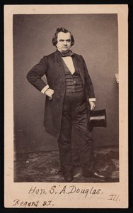 Ritratto di Stephen Arnold Douglas 1813-1861, prima del 1861 da Mathew Brady