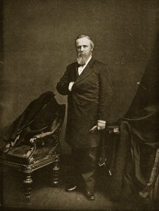 Rutherford B. Hayes prima della sua inaugurazione come Presidente, 1877