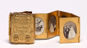 Qualcuno bagagli Miniatura Album di nozze di Tom Thumb e Lavinia Warren, c. 1863 da Mathew B. Brady