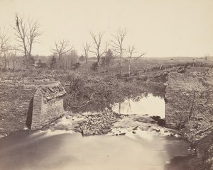 Ponte di pietra - Bull Run, 1862 da Mathew Brady