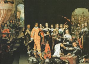 Glorificazione della vedova elettorale Elisabetta Carlotta di Brandeburgo come Regina di Saba