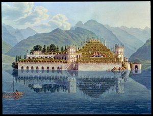 I giardini terrazzati, Isola Bella, Lago Maggiore, Italia da Mathias Gabriel Lory