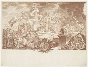 Allegoria del vero patriottismo, 1788 da Mathias de Sallieth