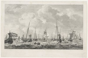 Pesca delle aringhe, 1781 da Mathias de Sallieth