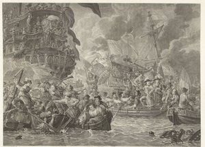 Il raid olandese sul Medway e la cattura del Royal Charles, 1667 da Mathias de Sallieth
