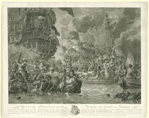 Il raid olandese sul Medway e la cattura del Royal Charles, 1667 da Mathias de Sallieth