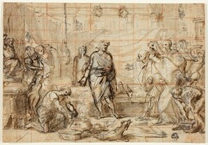 Morte di Seneca da Mathieu Ignace van Bree