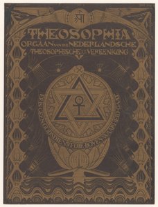 Copertina della rivista Theosophia da Mathieu Lauweriks