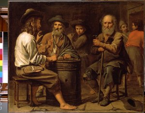 Contadini in una taverna