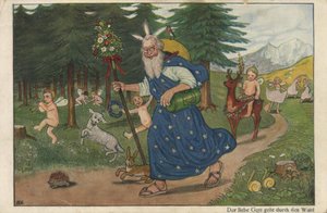 Il buon Dio cammina nella foresta da Mathilde Ade