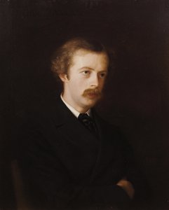 Ritratto del poeta Arthur Symons da Mathilde de La Tour Comtesse