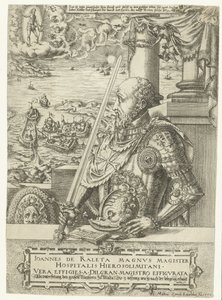 Ritratto di Jean Parisot de La Valette, Gran Maestro dei Cavalieri di Malta da Mathis Zündt