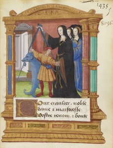 BNF Fr2285 f5r - La bussola a delfino da Maitre de Philippe de Gueldre
