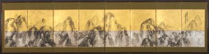 Settantadue picchi contro il cielo azzurro, 1785 da Matsumura Goshun