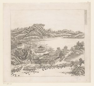Vista di una parte del palazzo estivo imperiale a Chengde (Jehol) in Cina da Matteo Ripa