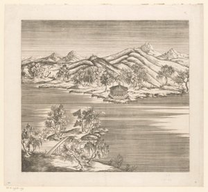Veduta di una parte del palazzo estivo imperiale a Chengde (Jehol) in Cina
