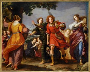 Il trionfo di Davide ... da Matteo Rosselli