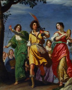 Il trionfo di Davide, 1610