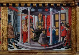 Madonna col Bambino e i santi Giacomo, Agostino, Bernardino e Margherita, primi decenni del XIV secolo
