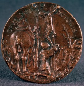 Medaglia alla gloria di Sigismondo Pandolfo Malatesta Retro, 1446