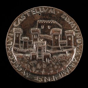 Il castello di Rimini [retro], 1446