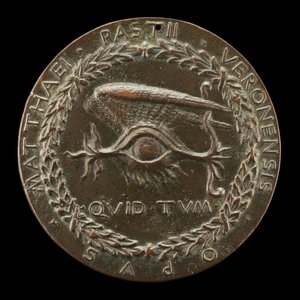 Occhio Umano Alato [retro], 1446-1450 da Matteo di Andrea de Pasti