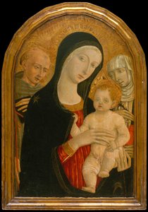 Madonna col Bambino con i santi Francesco e Caterina da Siena, circa 1476-80
