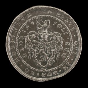 Armi e iscrizione [retro], 1592 da Matthäus Carl