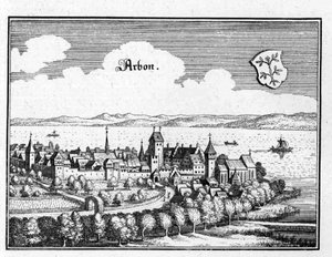Arbon - estratto da Topographia Sueviae (Schwaben)