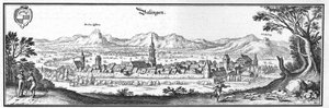 Balingen - estratto da Topographia Sueviae (Schwaben)