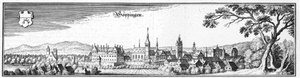 Göppingen - estratto da Topographia Sueviae (Svevia)