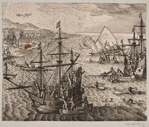 Hvordan de vilde folk besejredes da Matthäus Merian d.Æ.