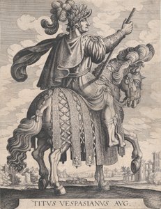 Tavola 10: Imperatore Tito a cavallo, da 