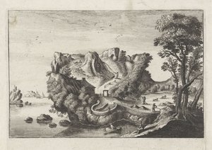Paesaggio antropomorfo a forma di testa d
