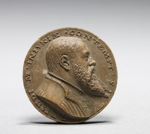 Modello per il dritto della medaglia del figlio di Martin III Geuder da Matthes Gebel