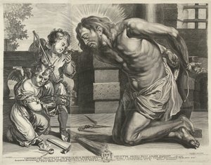 Cristo in ginocchio davanti all