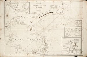 Carta dello Stretto di Bass di Matthew Flinders da Matthew Flinders