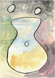 Du Serie Douce Le Matin 6, 2021 (acquerello e carboncino)